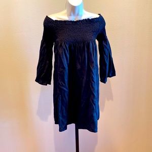 Zara Woman Black Off the Soulder Dress Size: M